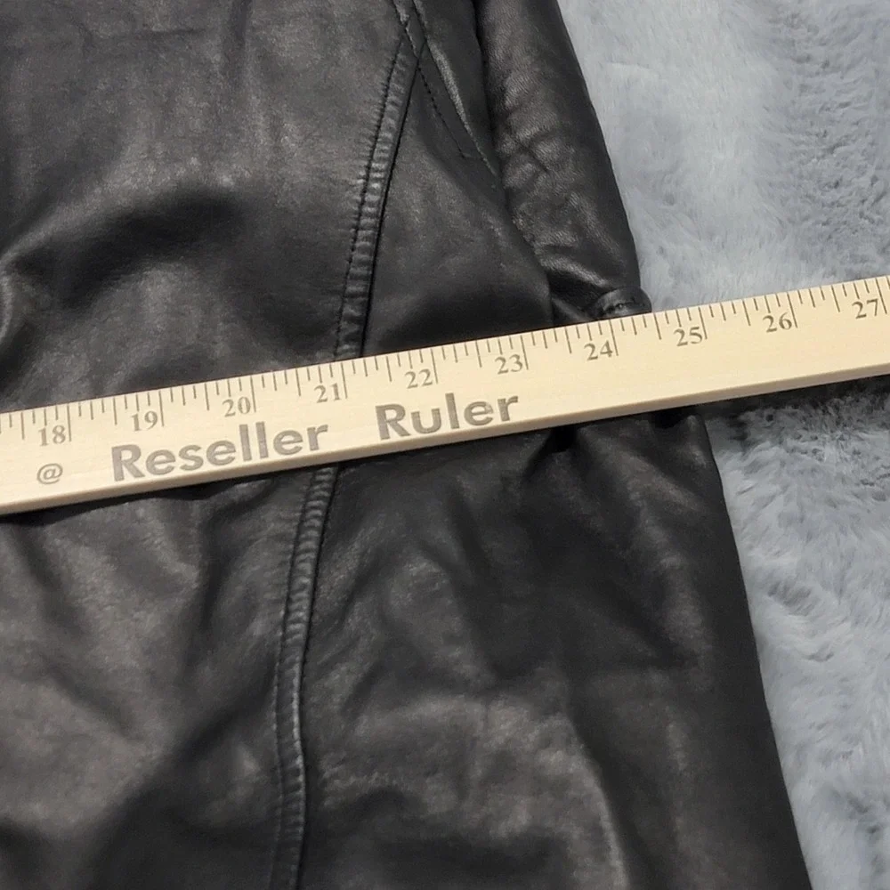 Wilsons Pelle Studio‎ Jacket Mens XL Black Thinsulate Lined Leather Bomber Zip